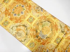 佐賀錦蜀江に菊桐模様織出し袋帯